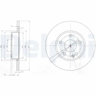 Тормозные диски Delphi BG3840