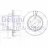 Диск тормозной Delphi BG3899C (фото 1)