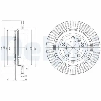 Тормозные диски Delphi BG4020 (фото 1)