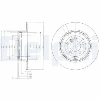 Тормозные диски Delphi BG4066