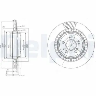 Тормозные диски Delphi BG4144