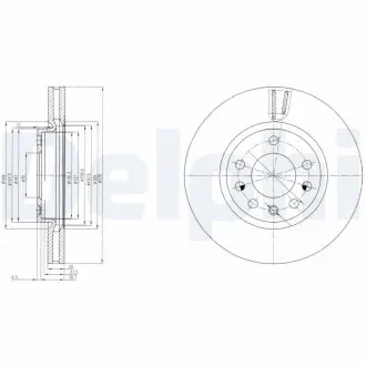 Тормозные диски Delphi BG4149