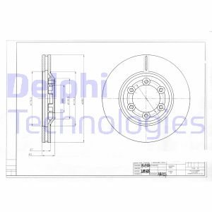 Диск тормозной Delphi BG4175 (фото 1)