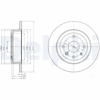 Тормозные диски Delphi BG4244
