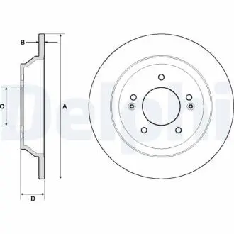 Автозапчасть Delphi BG4708C
