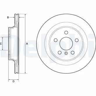 Тормозной диск Delphi BG4778C