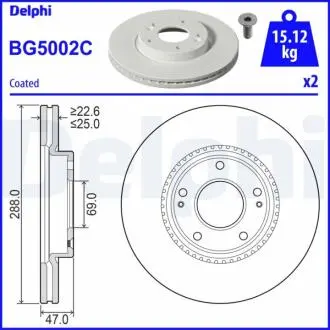Автозапчасть Delphi BG5002C