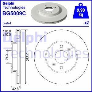 Диск гальмівнийPRZOD Delphi BG5009C