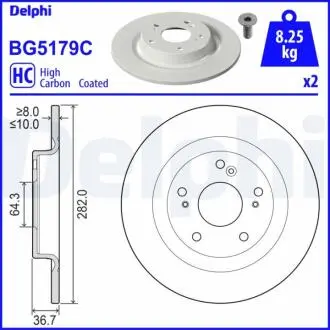 Автозапчасть Delphi BG5179C