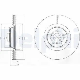 Тормозные диски Delphi BG9060 (фото 1)
