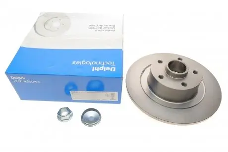 Диск гальмівний (задній) Renault Laguna 08-15 (300х11) (+ABS) (з підшипником) Delphi BG9135RS
