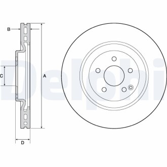 Гальмiвнi диски ZN Delphi BG9144C