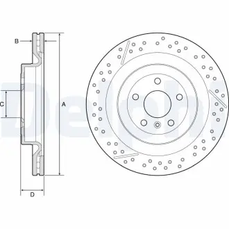 Диск тормозной Delphi BG9223C