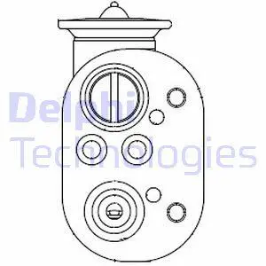 Стопорний клапан 1 F20/21, 11- Delphi CB1001V