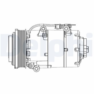 Компресор кондиціонеру Delphi CS20358