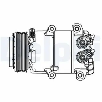 Компрессор кондиционера Delphi CS20466