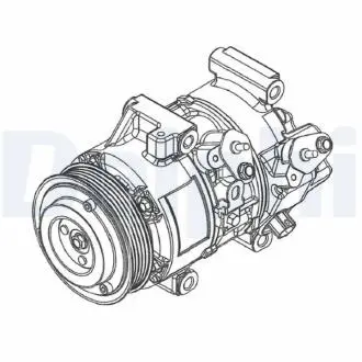 Компресор кондиціонера Delphi CS20495