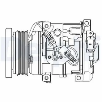 Компресор кондиціонера Delphi CS20508