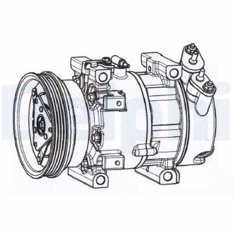 Компрессор кондиционера Delphi CS20533