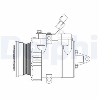 Компрессор кондиционера Delphi CS20534