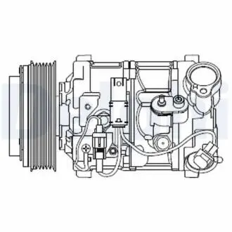 Компрессор кондиционера Delphi CS20545