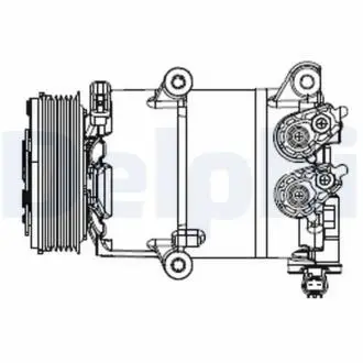 Компресор кондиціонеру Delphi CS20553
