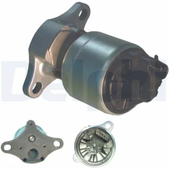 Клапан EGR FIAT PANDA, PUNTO, SEICENTO / 600 OPEL ASTRA F, ASTRA F CLASSIC, ASTRA F/KOMBI, COMBO/MINIVAN, CORSA B, CORSA B/HATCHBACK, TIGRA, VECTRA A, VECTRA B 1.1-1.7D 09.91- Delphi EG1000412B1
