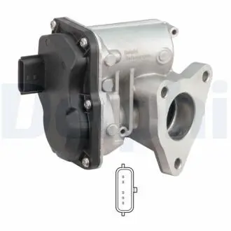 Клапан EGR Delphi EG10557-12B1