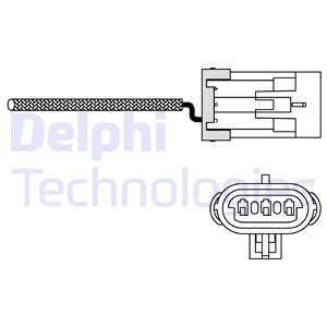 Датчик кислорода Delphi ES10988-12B1