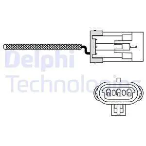 Датчик кисню Delphi ES10988-12B1