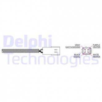 Датчик кислорода Delphi ES20170-12B1 (фото 1)