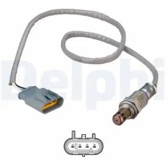 FIAT Кисневий датчик (лямбда-зонд) 500 1.2 07-, ALFA ROMEO MITO 1.4 11-18 Delphi ES21073-12B1