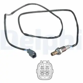 Лямбда-зонд (кількість дротів 4шт довжина 1545мм) OPEL ASTRA H, ASTRA H CLASSIC, ASTRA H GTC, ASTRA H/KOMBI, ZAFIRA B, ZAFIRA B/MINIVAN A17DTJ-Z17DTR 03.04- Delphi ES2135412B1