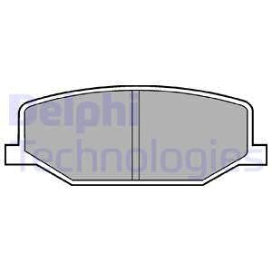 Тормозные колодки, дисковые. Delphi LP0527 (фото 1)