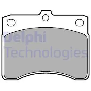 Тормозные колодки, дисковые. Delphi LP0578