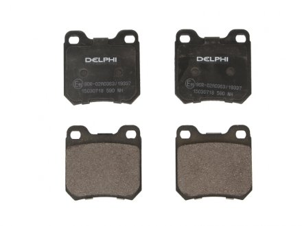 Тормозные колодки, дисковые. Delphi LP0590 (фото 1)