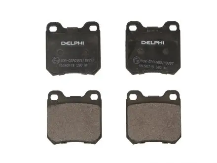 Тормозные колодки, дисковые. Delphi LP0590
