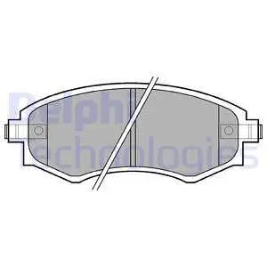 Гальмівні колодки, дискові Delphi LP0606