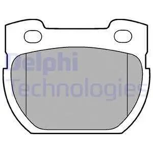 Тормозные колодки, дисковые. Delphi LP0777