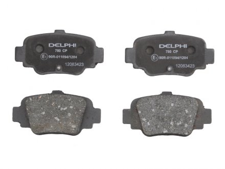 Тормозные колодки, дисковые. Delphi LP0780 (фото 1)