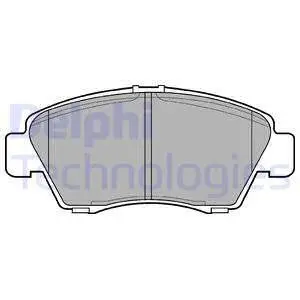 Тормозные колодки, дисковые. Delphi LP0809