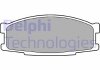 Дисковые тормозные колодки, комплект Delphi LP0981 (фото 1)