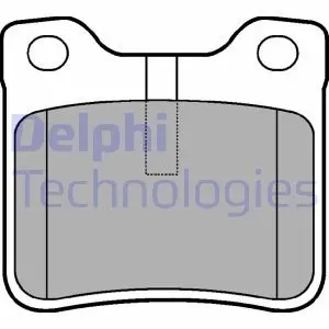 Тормозные колодки, дисковые. Delphi LP0991
