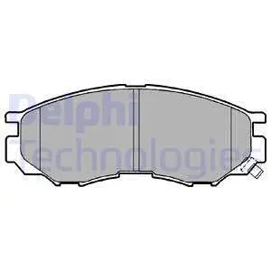 Тормозные колодки Delphi LP1010