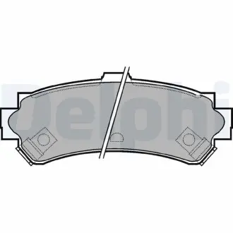 Тормозные колодки Delphi LP1012