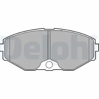 Тормозные колодки дисковые Nissan Maxima "F "89-06 Delphi LP1058