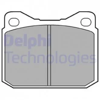 Тормозные колодки, дисковый тормоз.) Delphi LP117