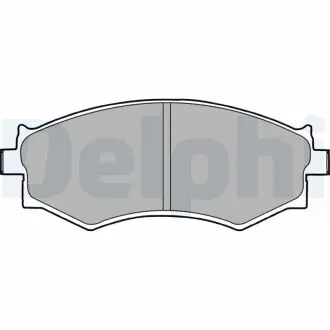 Гальмівні колодки, дискові Delphi LP1228