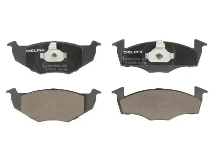 A_Гальмівні колодки дискові SEAT/VW Ibiza/Cordoba/Golf/Polo "F "95-02 Delphi LP1249