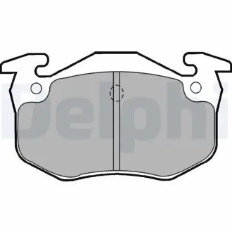 Тормозные колодки Delphi LP1453